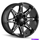 ホイール 4本セット Mayhem 8090 Rampage 20x9 6x135/6x5.5 0ブラックミルホイール(4)106 20