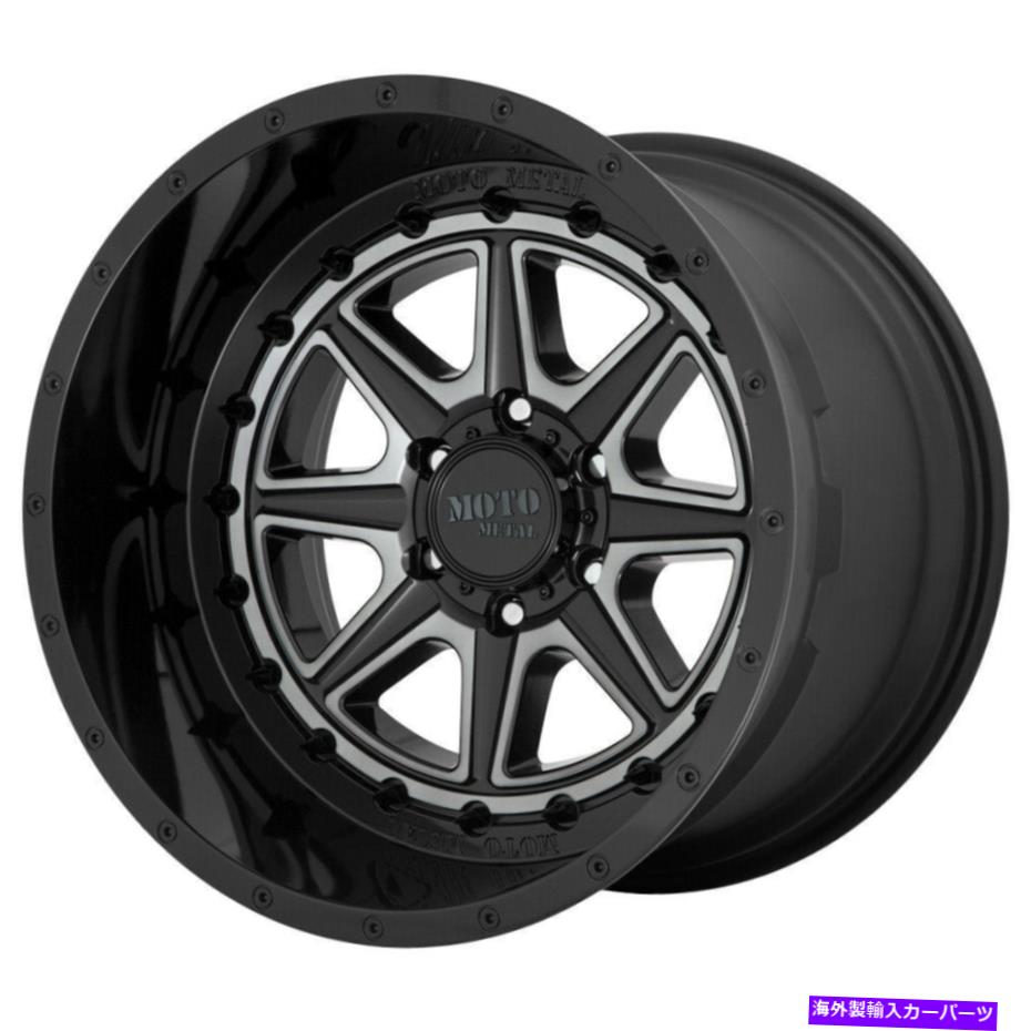 ۥ롡4ܥå Moto Metal Mo801 Phantom 20x10 5x5/5x127 -18 Black Gray Tintۥ471.5 20 