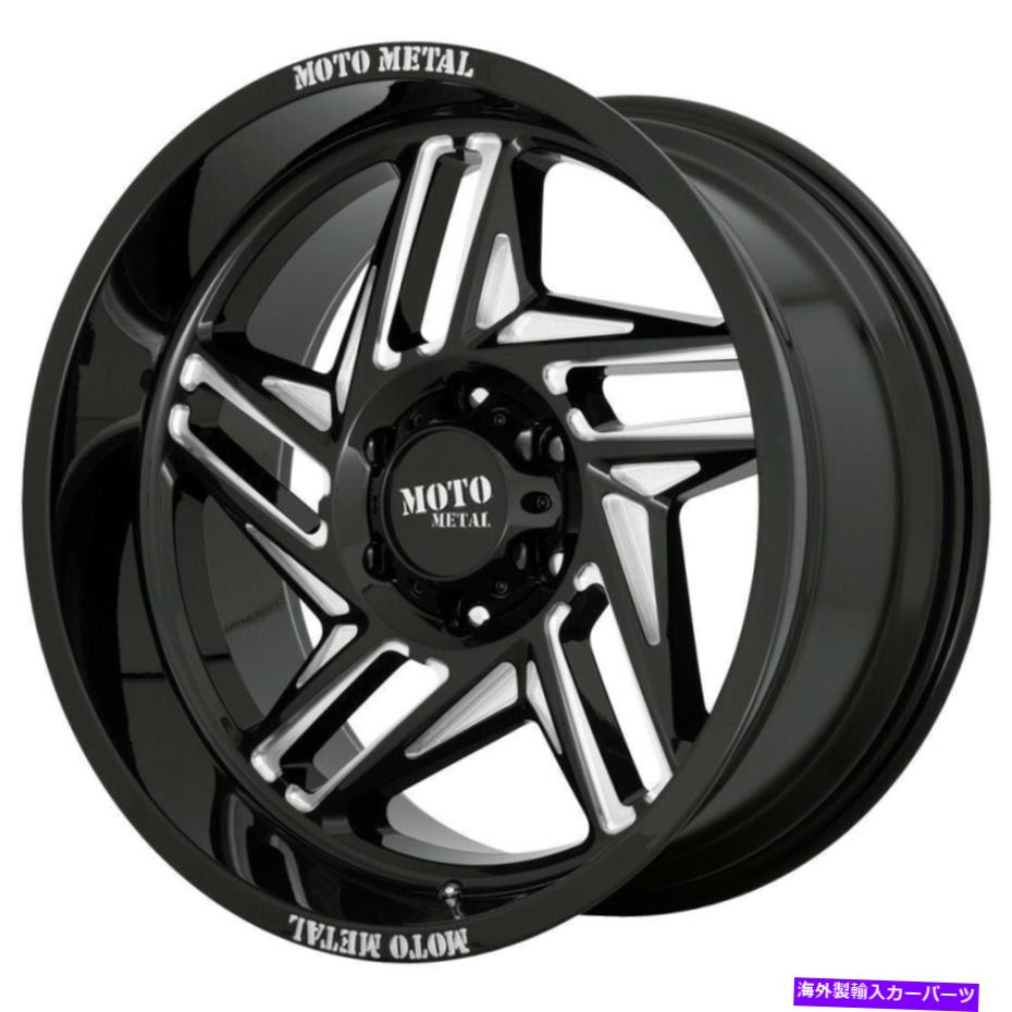 ホイール　4本セット Moto Metal Mo996 Ripsaw 20x10 5x5.5/5x139.7 -18ブラックミリングホイール（4）78 20 