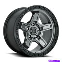 ホイール　4本セット 燃料D698キッカー17x9 5x5/5x127 1マットガンメタルブラックホイール（4）71.5 17 