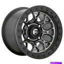 ホイール 4本セット Fuel D919 Tech BeadLock UTV 15x10 4x156 0マットガンメタルブラックホイール(4)132 15