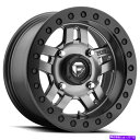 ホイール 4本セット 燃料D918 ANZAビードロックUTV 15x7 4x156 38マットガンメタルホイール(4)132 15