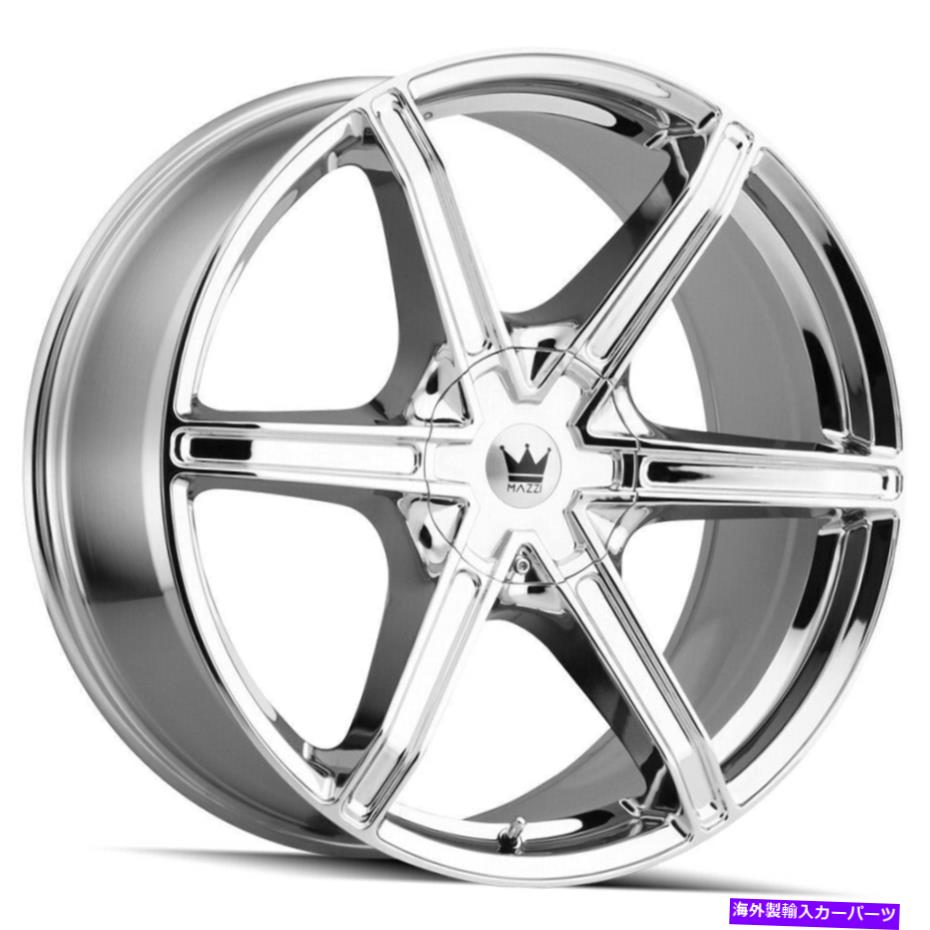 ホイール　4本セット Mazzi 371 Stilts 18x8 6x135/6x5.5 20 Chromeホイール（4）106 18インチのリム Mazzi 371 Stilts 18x8 6x135/6x5.5 20 Chrome Wheels(4) 106 18