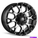ホイール 4本セット Mayhem 8015 Warrior 20x9 5x5.5/5x150 18ブラック機械加工ホイール(4)110 20