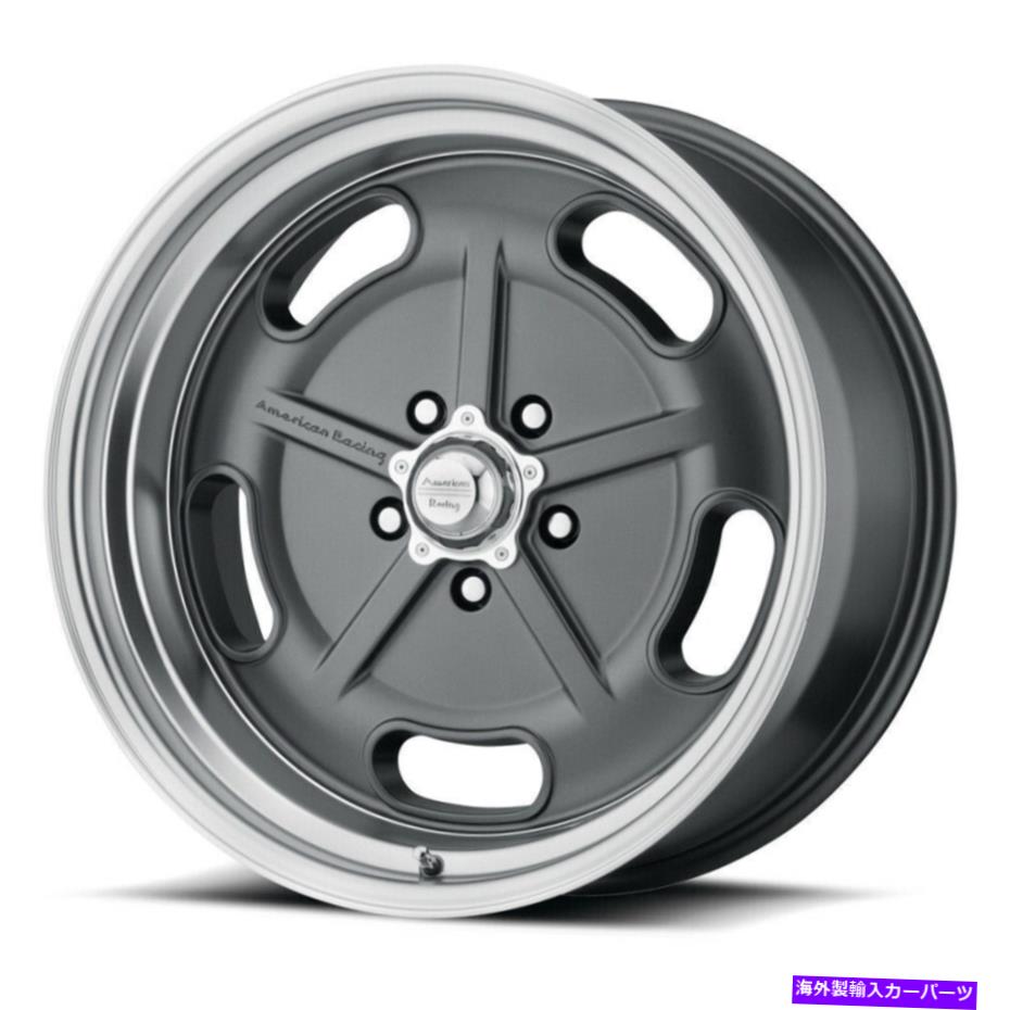 ۥ롡4ܥå American Racing VN511 Salt Flat 22x8.5/22x10.5 5x4.75/5x120.65 0/0졼ۥ4 American Racing VN511 Salt Flat 22x8.5/22x10.5 5x4.75/5x120.65 0/0 Gray Wheels(4