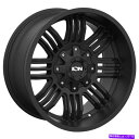 ホイール 4本セット イオン144 20x10 8x6.5/8x165.1 -19マットブラックホイール(4)125.2 20