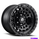 ホイール　4本セット 燃料D633ゼファー17x9 8x6.5/8x165.1 1マットブラックホイール（4）125.1 17 