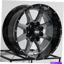 ホイール 4本セット Moto Metal Mo970 20x10 5x5.5/5x139.7 -24ガンメタルブラックホイール(4)78.1 20