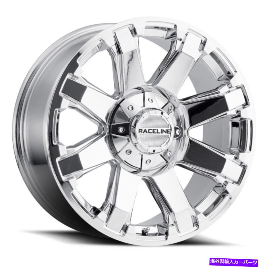 ホイール　4本セット Raceline 936Cスロットル17x9 6x135/6x5.5 0クロムホイール（4）106.1 17 