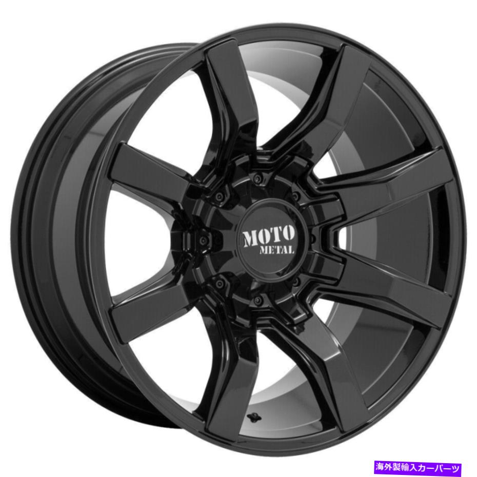 ホイール　4本セット Moto Metal Mo804 Spider 20x10 6x135/6x5.5/6x139.7 12 Gloss Black Wheels（4）106.1 Moto Metal MO804 Spider 20x10 6x135/6x5.5/6x139.7 12 Gloss Black Wheels(4) 106.1 1