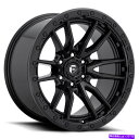 ホイール 4本セット 燃料D679反乱18x9 6x135 1マットブラックホイール(4)87.1 18 "インチリム Fuel D679 Rebel 18x9 6x135 1 Matte Black Wheels(4) 87.1 18" inch Rims