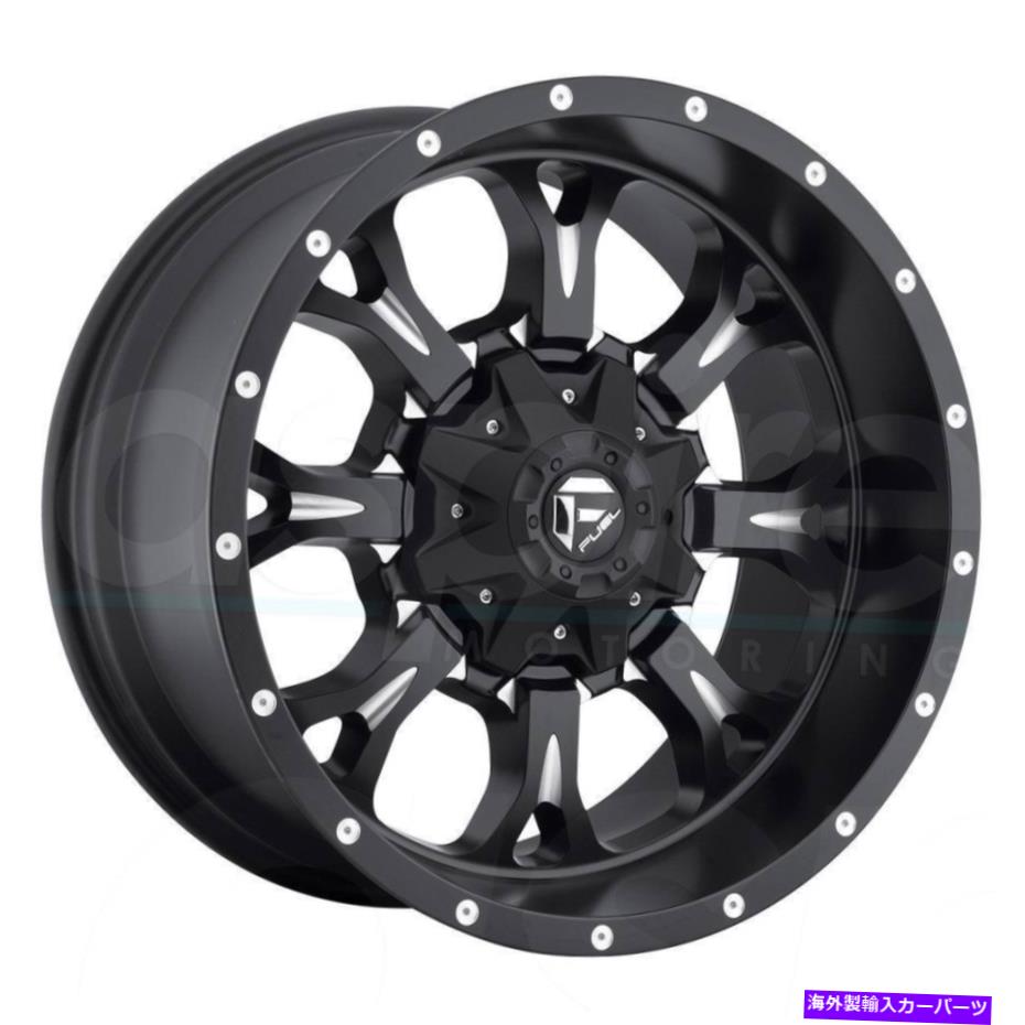 Fuel D517 Krank 18x9 8x170 1 Matte Black Milled Wheels(4) 125.1 18" inch Rimsカテゴリホイール　4本セット状態新品メーカー車種発送詳細全国一律 送料無料 （※北海道...