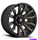 ホイール 4本セット 燃料D674ブリッツ17x9 6x135 -12マットブラックティントホイール(4)87.1 17