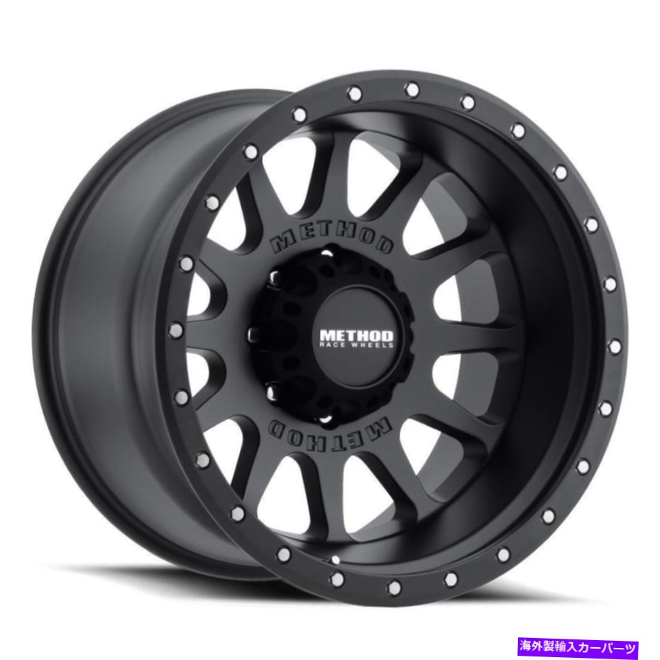 ホイール　4本セット メソッドMR605 NV 20x9 8x170 -12ブラックホイール（4）124.9 20 