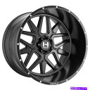 ホイール 4本セット 敵対的なH128ディアブロ20x10 5x5.5/5x139.7 -19フルブラックホイール(4)87 20