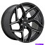 ホイール　4本セット ニッチM266ねじれ20x9/20x10.5 5x115 18/20ブラックミリングホイール（4）71.5 20 "インチ Niche M266 Torsion 20x9/20x10.5 5x115 18/20 Black Milled Wheels(4) 71.5 20" inch