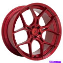 ホイール 4本セット Asanti Black Abl37 Monarch 22x9 5x114.3 38 Red Wheels(4)72.56 22