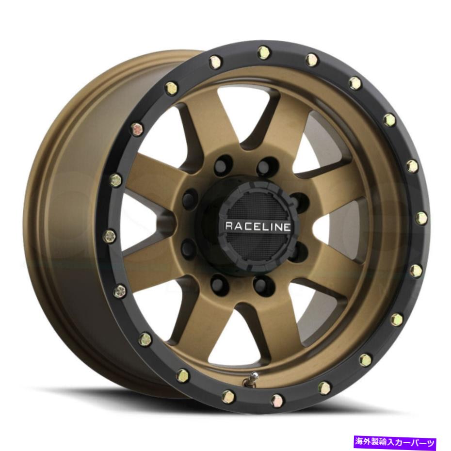 ホイール　4本セット Raceline 935bz Defender 20x9 6x135 18ブロンズホイール（4）94 20インチのリム Raceline 935BZ Defender 20x9 6x135 18 Bronze Wheels(4) 94 20" inch Rims