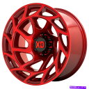 ホイール 4本セット XD XD860 Onslaught 20x9 8x180 0キャンディレッドホイール(4)124.2 20