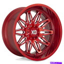 ホイール 4本セット XD XD859 Gunner 20x10 6x135/6x5.5/6x139.7 -18 Red Wheels(4)106.1 20