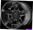 ホイール 4本セット XD XD811 Rockstar II 20x9 5x5.5/5x139.7 -12マットブラックホイール(4)78.1 20