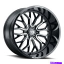 ホイール 4本セット Vision 402 Riot 22x12 8x180 -51ブラックマシンホイール(4)124.2 22