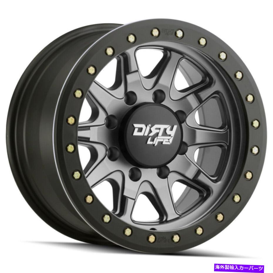 ホイール　4本セット Dirty Life 9304 DT -2 17x9 5x5/5x127 -38ガンメタルホイール（4）78.1 17 