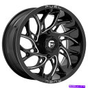 ホイール 4本セット Fuel D741 Runner UTV 22x7 4x156 13 Gloss Black Milled Wheels(4)132 22