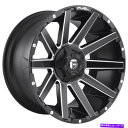 ホイール 4本セット 燃料D616コントラ20x9 6x135/6x5.5/6x139.7 20マットブラックミリングホイール(4)106.1 Fuel D616 Contra 20x9 6x135/6x5.5/6x139.7 20 Matte Black Milled Wheels(4) 106.1(2)