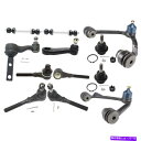 サスペンション コントロールアームボールジョイントサスペンションキット12フロントの左と右のアッパーのセット Control Arm Ball Joint Suspension Kit Set of 12 Front Left-and-Right Upper(2)