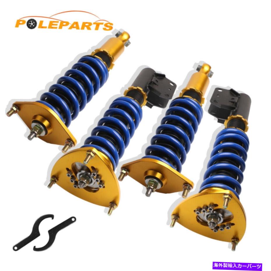 サスペンション 2008-13スバルインプレッサの4xコイルオーバーストラットショックサスペンションキット調整可能 4X Coilover Struts Shock Suspension Kit for 2008-13 Subaru Impreza Adjustable