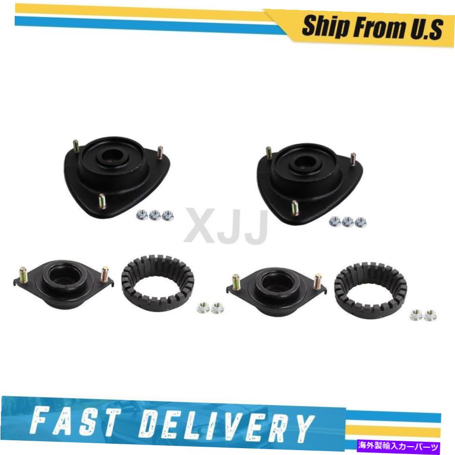 サスペンション 2005年から2009年のスバルレガシーの4つのフロントリアサスペンションストラットマウントのモンローセット Monroe Set of 4 Front Rear Suspension Struts Mount For 2005-2009 Subaru Legacy