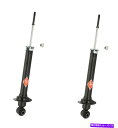 サスペンション 2 KYB左+右後部ショックアブソーバーストラットレクサスGS300 GS350 2006-2011 2 KYB Left+Right Rear...
