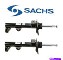サスペンション MB W204 C250 C300用のフロント左&右サスペンションストラット317556のサックスセット Sachs Set of Front ...