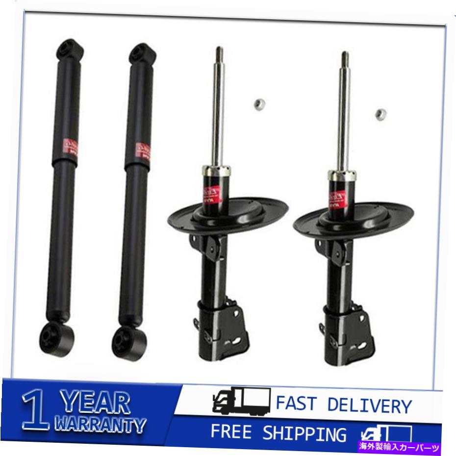 サスペンション 1996年?2000プリマスボイジャー4フロントリアKYBショックアブソーバーサスペンションストラット For 1996~2000 Plymouth Voyager 4 Front Rear KYB Shock Absorber Suspension Struts