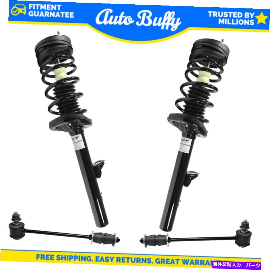 サスペンション Unity 4PC 2リアストラットとコイルスプリング +クライスラー用の2スウェイバーリンク、ダッジ Unity 4pc 2 Rear Struts and Coil Spring + 2 Sway Bar Links for Chrysler, Dodge