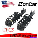サスペンション 2008-14ダッジグランドキャラバンフロントペアのクイックコンプリートアセンブリショック Quick Complete Struts Asse...