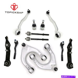 サスペンション フロントサスペンションコントロールアームタイロッドボールジョイントキット03-09メルセデスベンツ Front Suspension Control Arms Tie Rods Ball Joints Kit for 03-09 Mercedes Benz