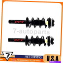 サスペンション サスペンションストラットとコイルスプリングアセンブリフロントFCSフィットアウディA6 2012-2018 Suspension Strut and Coil Spring Assembly Front FCS Fits Audi A6 2012-2018(2)