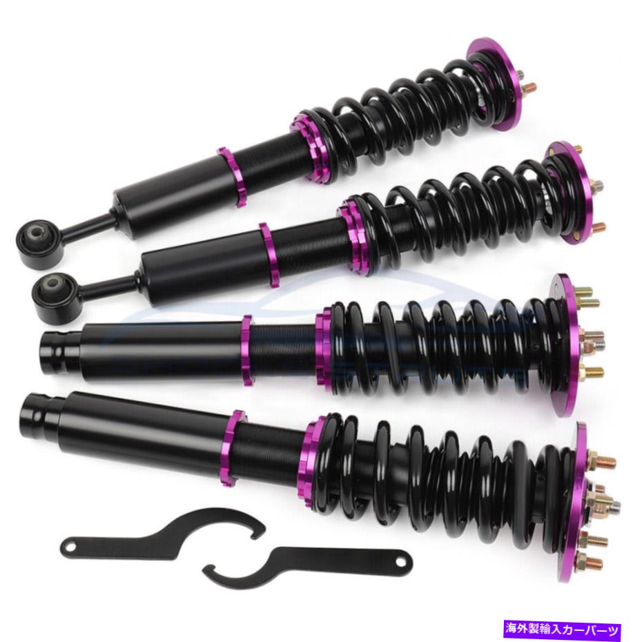サスペンション コイルオーバーサスペンションセットadj。 1998年から2002年のホンダアコードの高さスプリングスショック Coilovers Suspension Set Adj. Height Springs Shocks For 1998-2002 Honda Accord