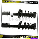 サスペンション トヨタハイランダー2001-2003 2 xモンローリアカーストラットとコイルスプリング Fits Toyota Highlander 2001-2003 2 X Monroe Rear Car Struts and Coil Spring