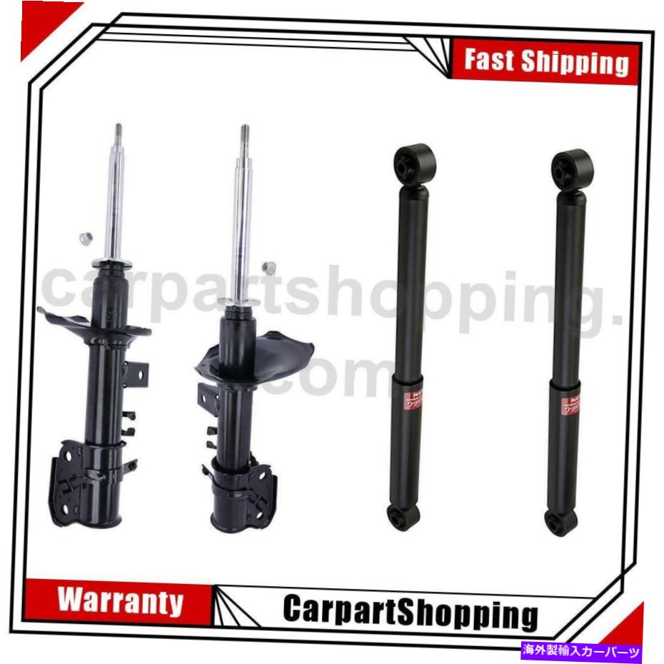 サスペンション 4 KybショックショックアブソーバーストラットリアフロントインフィニティQX4 4 KYB Shocks Shock Absorber Strut Rear Front For Infiniti QX4