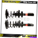 サスペンション ポンティアックグランプリ04-07 2 xモンローリアストラットとコイルスプリングアセンブリ Fits Pontiac Grand Prix 04-07 2 X Monroe Rear Struts & Coil Spring Assembly(2)