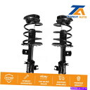 サスペンション フロントコンプリートショックストラット&コイルスプリングマウントアセンブリキット日産アルティマ Front Complete Shocks Strut & Coil Spring Mount Assemblies Kit For Nissan Altima(2)