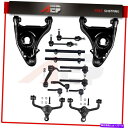 サスペンション 14PCSサスペンションキットフロントコントロールアームタイロッドエンドスウェイバーリンカーンタウンカー 14Pcs Suspension Kit Front Control Arm Tie Rod End Sway Bar For LINCOLN TOWN CAR(2)