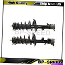 サスペンション トヨタハイランダー2004-2007 2 xモンローリアサスペンションストラットとコイルスプリング Fits Toyota Highlander 2004-2007 2 X Monroe Rear Suspension Struts & Coil Spring