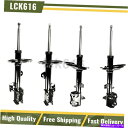サスペンション FCSショックストラットアセンブリフロントリア4x 2008年トヨタハイランダーFWD AWD FCS Shocks Struts Assembly Front Rear 4X For 2008 Toyota Highlander FWD AWD