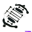 サスペンション フロント12 PCコントロールアームタイロッドキットフィット2005-2007 Dodge Grand Caravan | PS351 Fron...