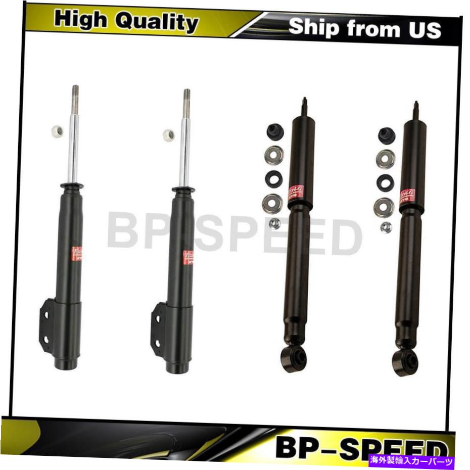 サスペンション Ford Mustang 1994-2004 4 x KYBフロントリアショックアブソーバーサスペンションストラット Fits Ford Mustang 1994-2004 4 X KYB Front Rear Shock Absorber Suspension Struts