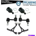 サスペンション フロントコントロールアームボールジョイントリンクキットフィット2009-2014 Acura TL Front Control Arms Ball Joints Links Kit Fits 2009-2014 Acura TL(2)